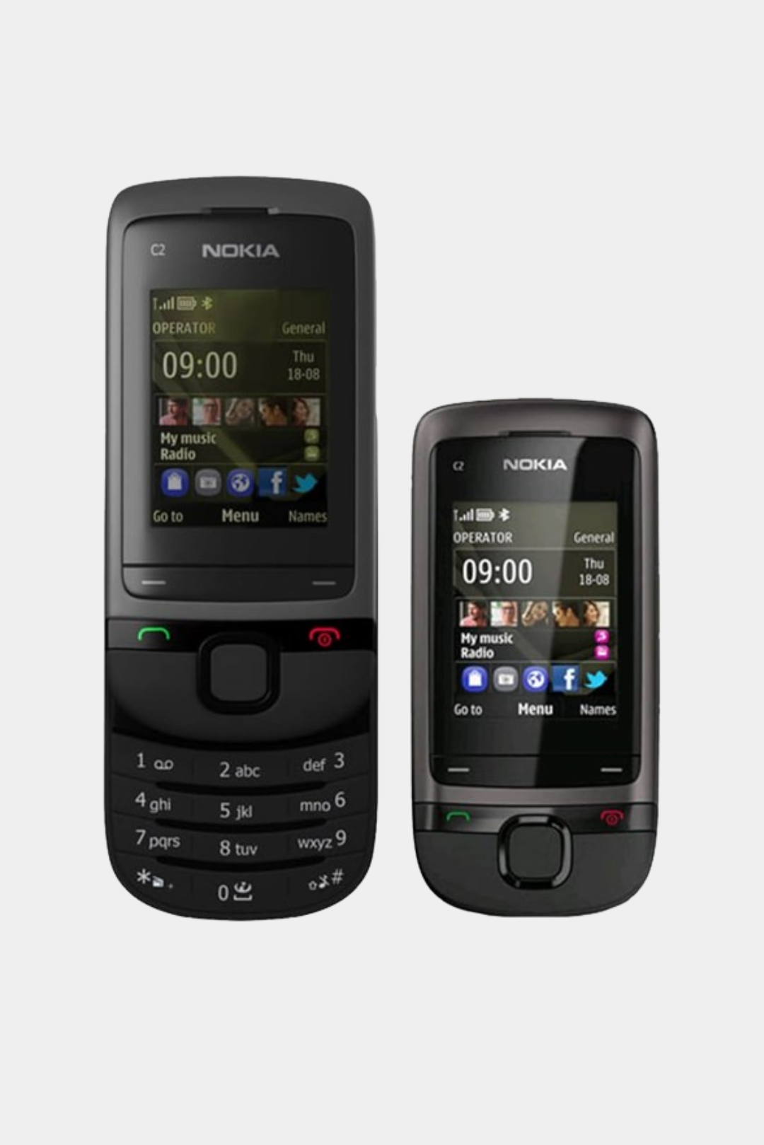 Nokia C2-05 Negro