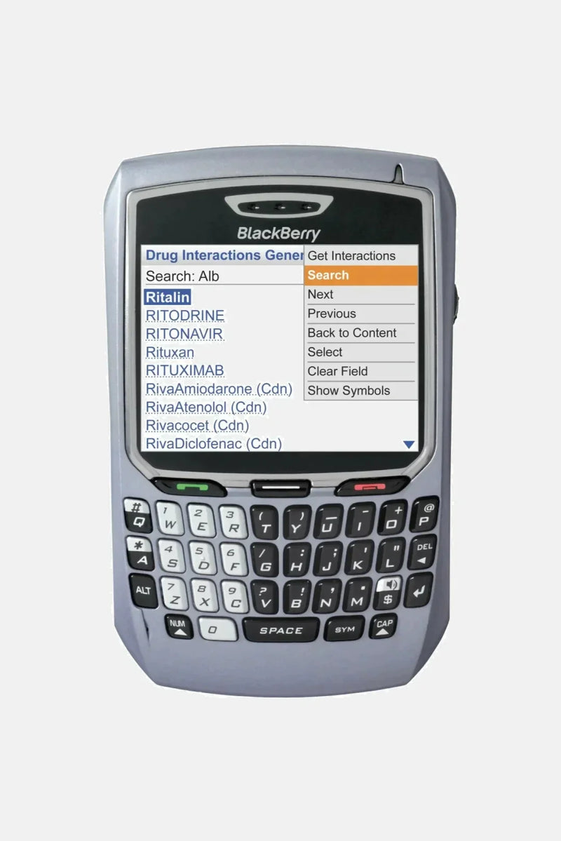 Blackberry 8707v Vintage Mobile