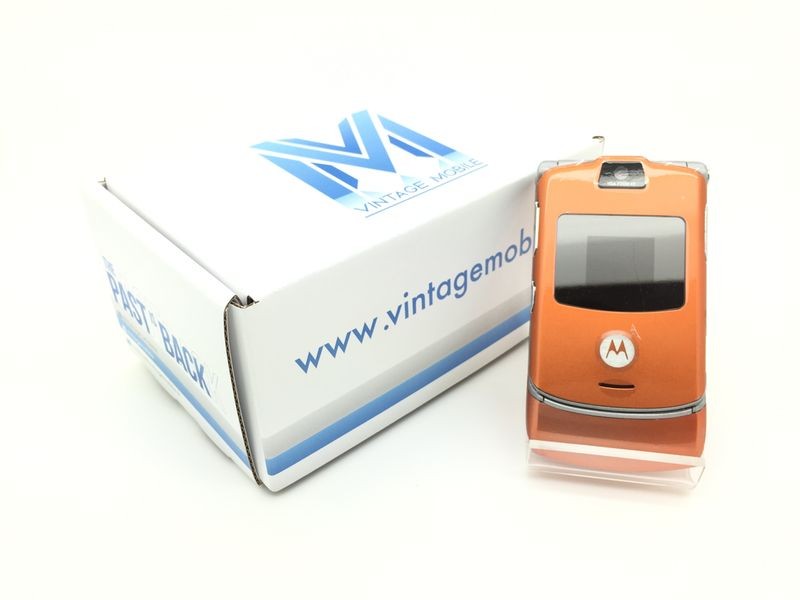 Motorola V3 Orange Vintage Mobile