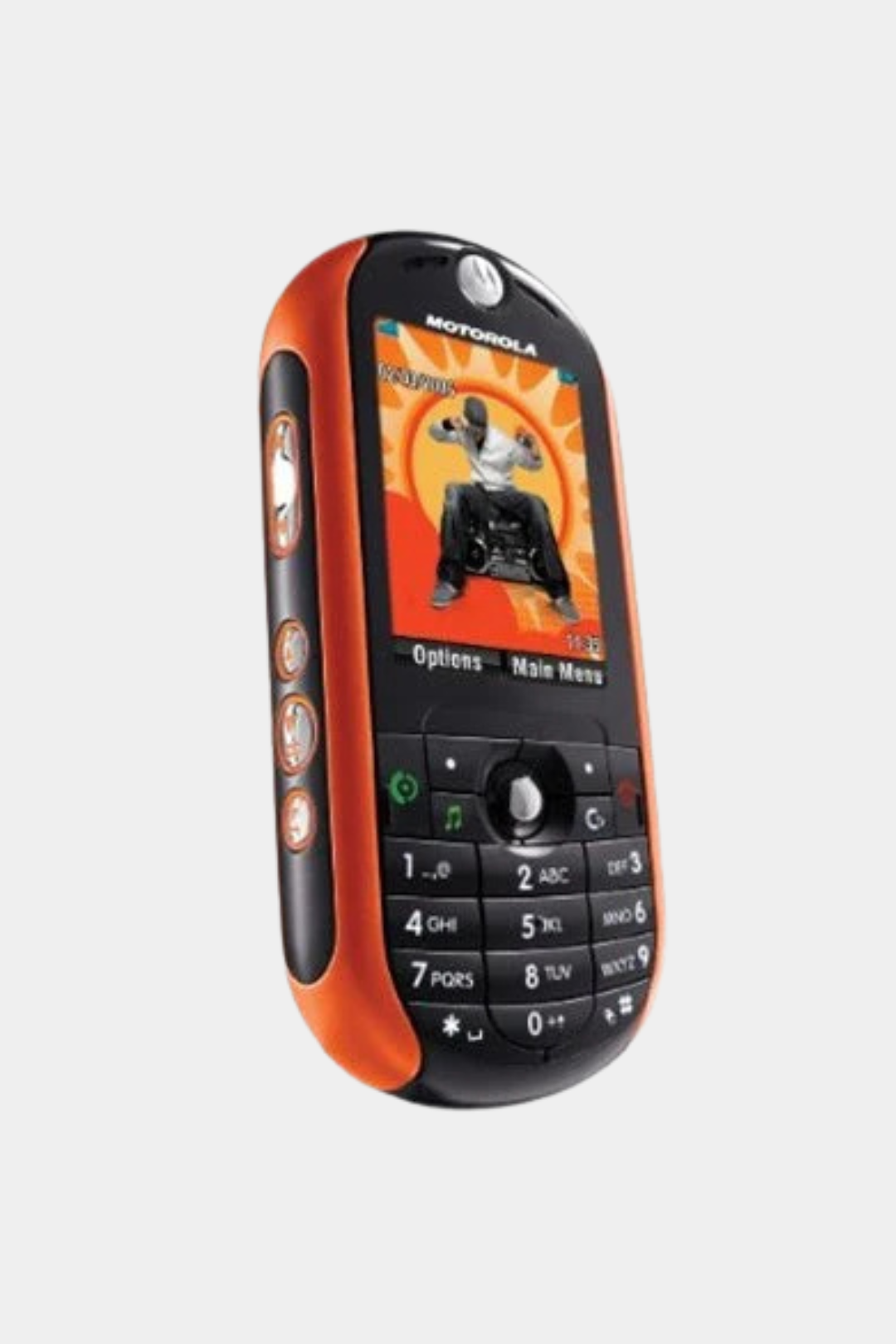 Le Motorola ROKR E2 Orange – Vintage Mobile
