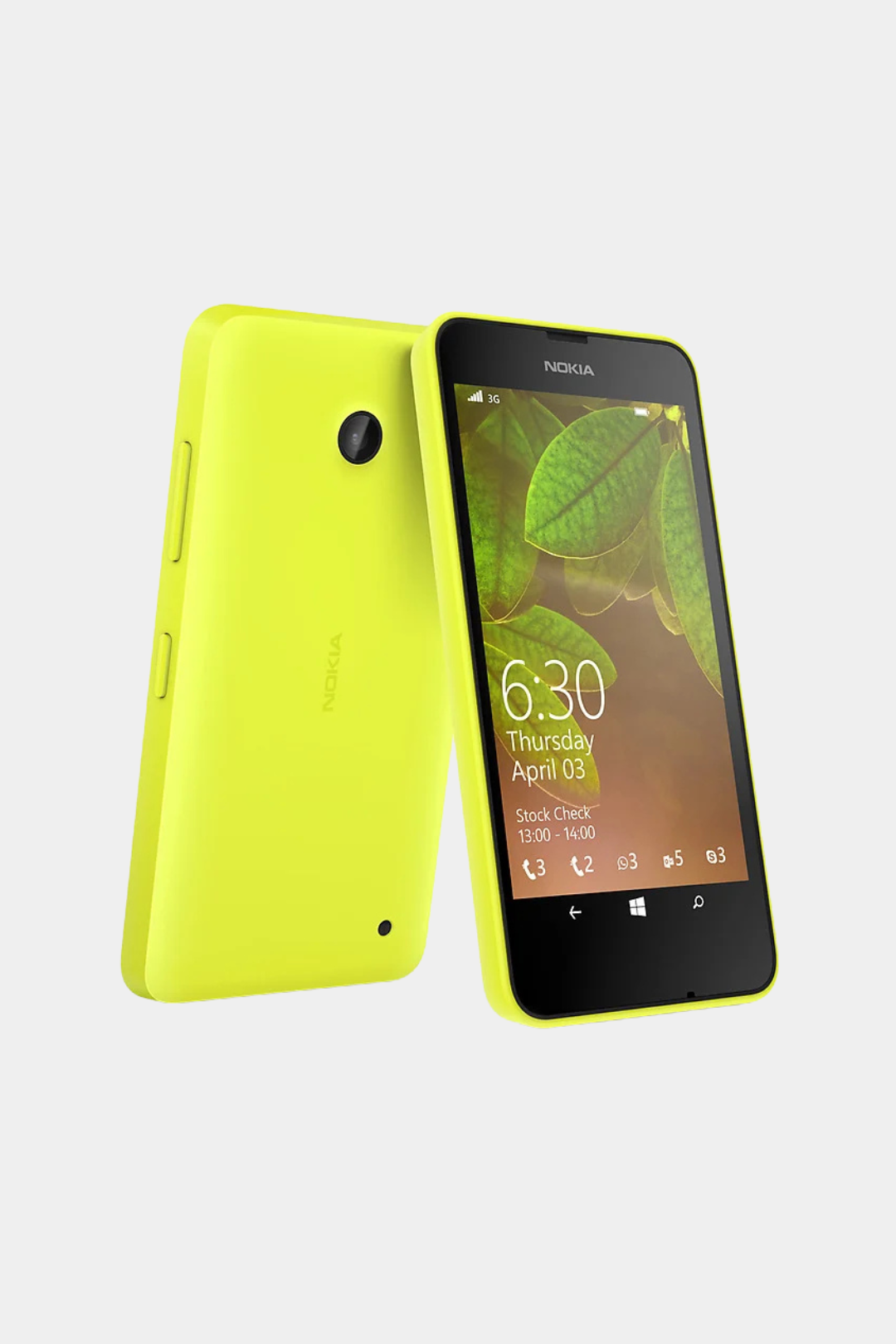Nokia Lumia 630 jaune