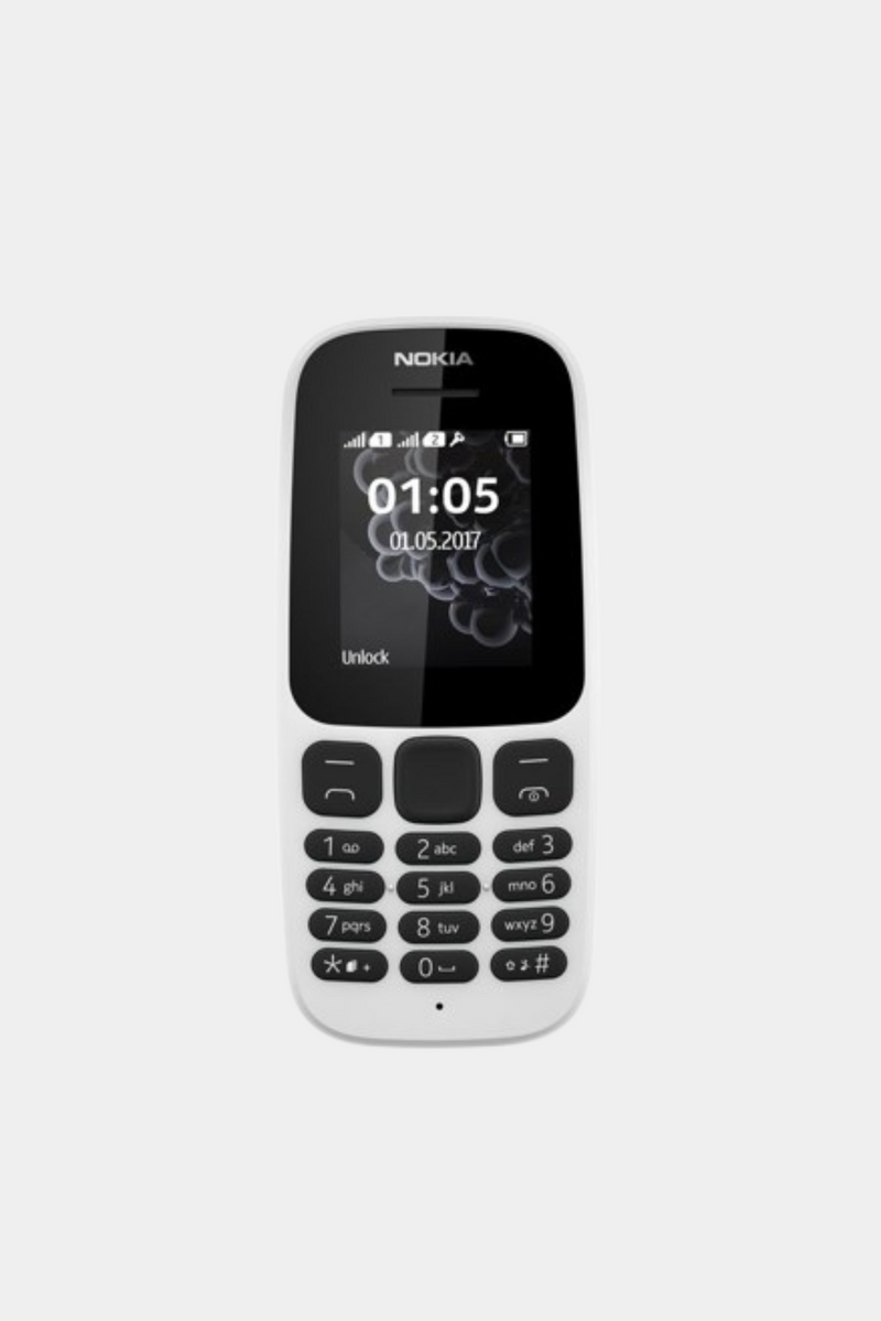 Nokia 105  Blanc
