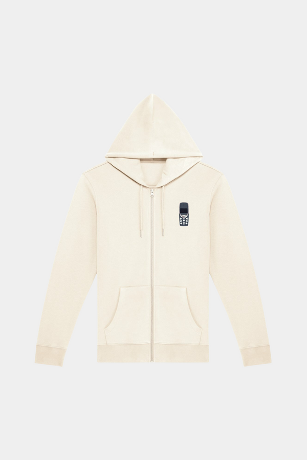 Sweat à capuche zippé unisexe Hommage 3310